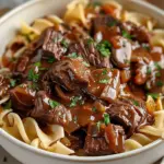 Homemade Stovetop Beef and Noodles