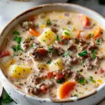 Easy Cheeseburger Soup Recipe