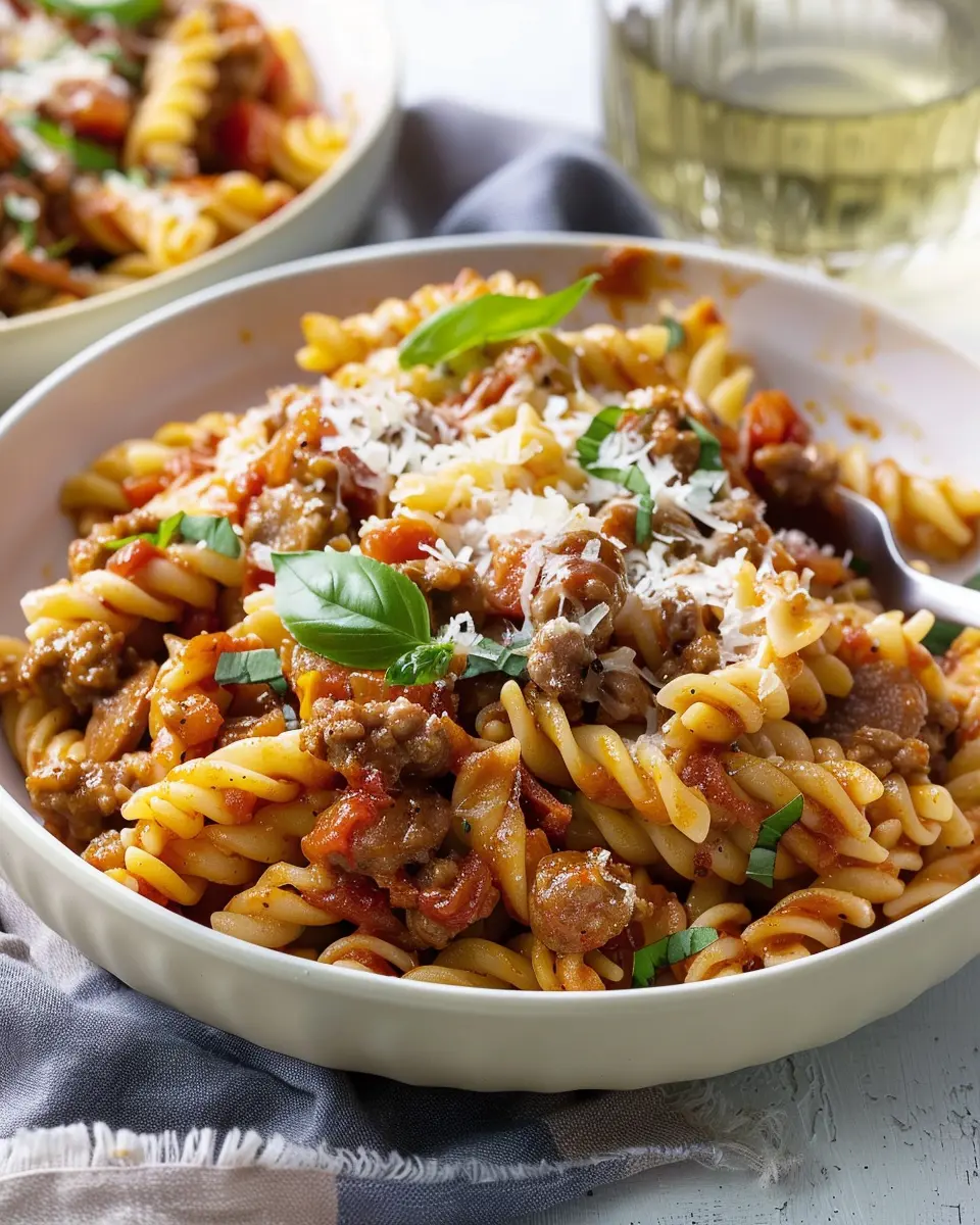 5-ingredient sausage pasta: Quick, Delicious Comfort Dish