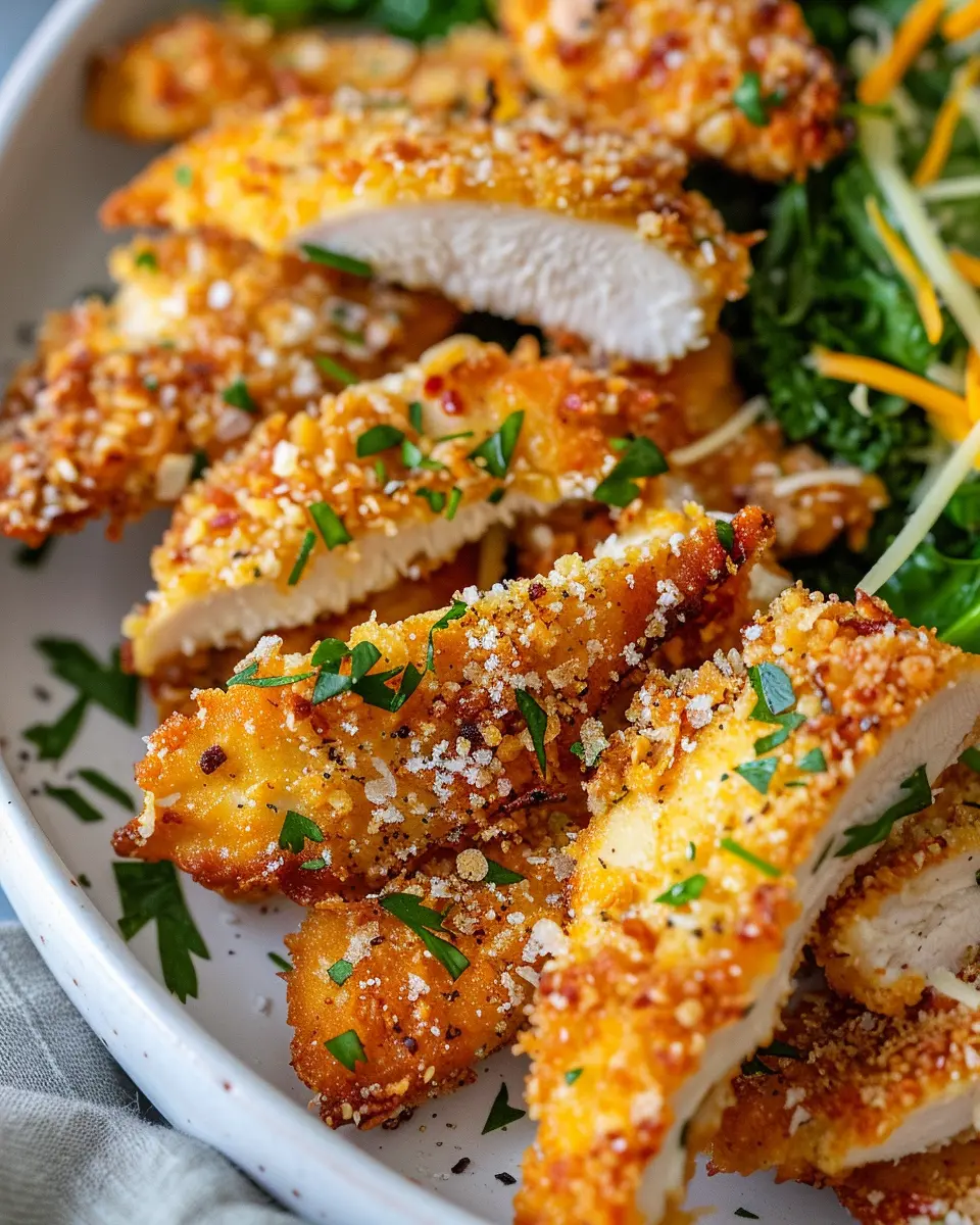 Baked Garlic Parmesan Chicken Tenders: Easy &amp; Irresistibly Juicy