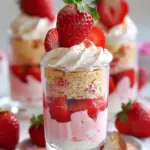 Strawberry Shortcake Dessert Cups