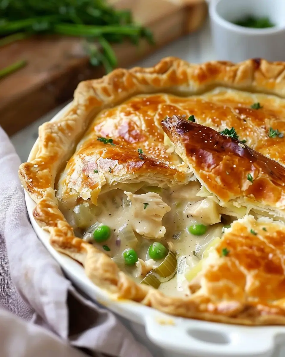 Creamy Chicken and Leek Pot Pie: The Best Comfort Food Delight
