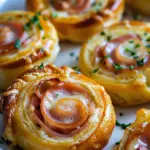 Easy Ham and Cheese Pinwheels
