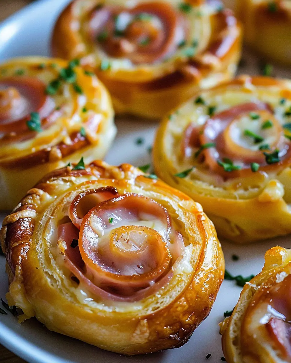Easy Ham and Cheese Pinwheels: A Delicious Twist with Chicken Ham