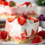 Strawberry Cheesecake Poke Cake