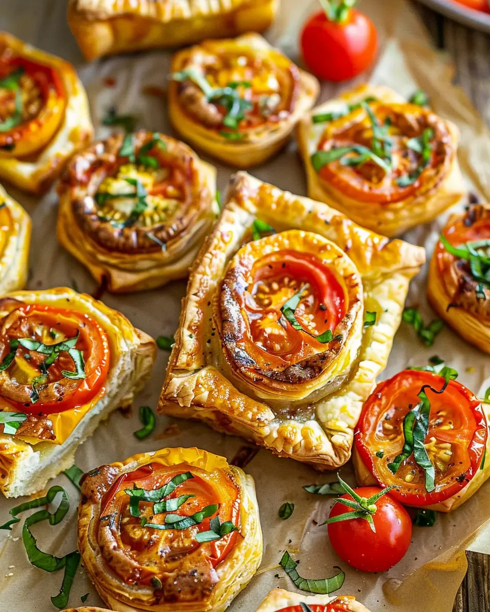 Tomato Tartlets with Puff Pastry: Easy, Flavorful, and Inviting