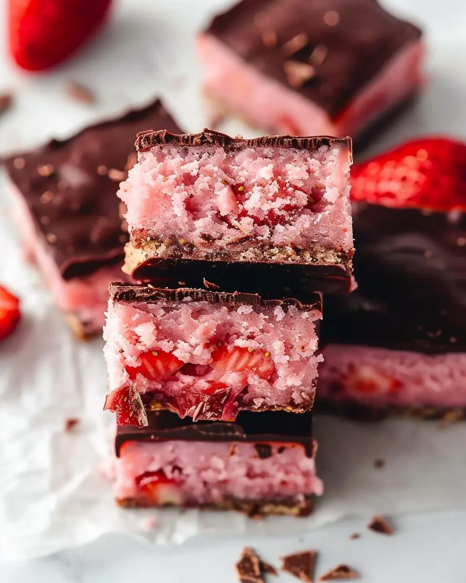 Chocolate Covered Strawberry Bars: A Delicious Easy Treat