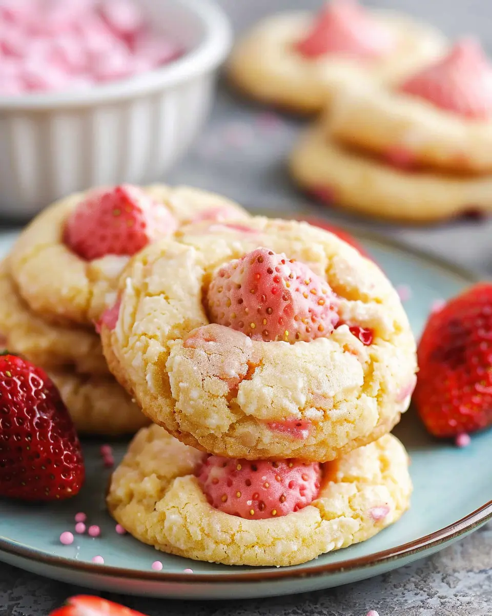 Strawberry Kiss Cookies: Easy, Indulgent Treats for Home Bakers
