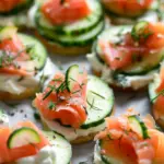 Cucumber Smoked Salmon Bites