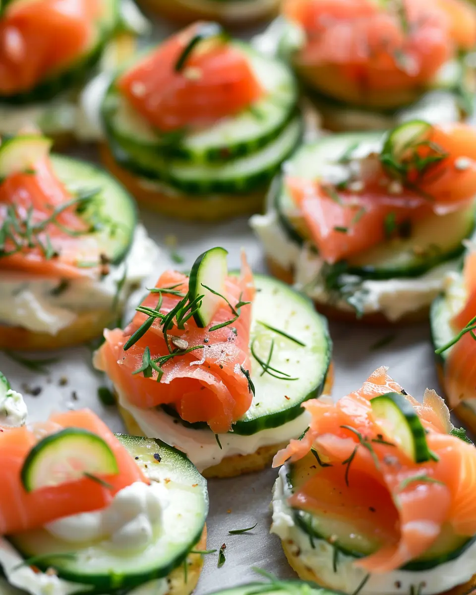Cucumber Smoked Salmon Bites: Easy, Healthy Appetizer Delight