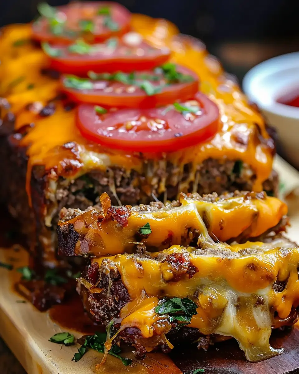 Cheeseburger Meatloaf: Easy, Juicy Twist with Turkey Bacon