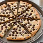 Chocolate Chip Cookie Pizza