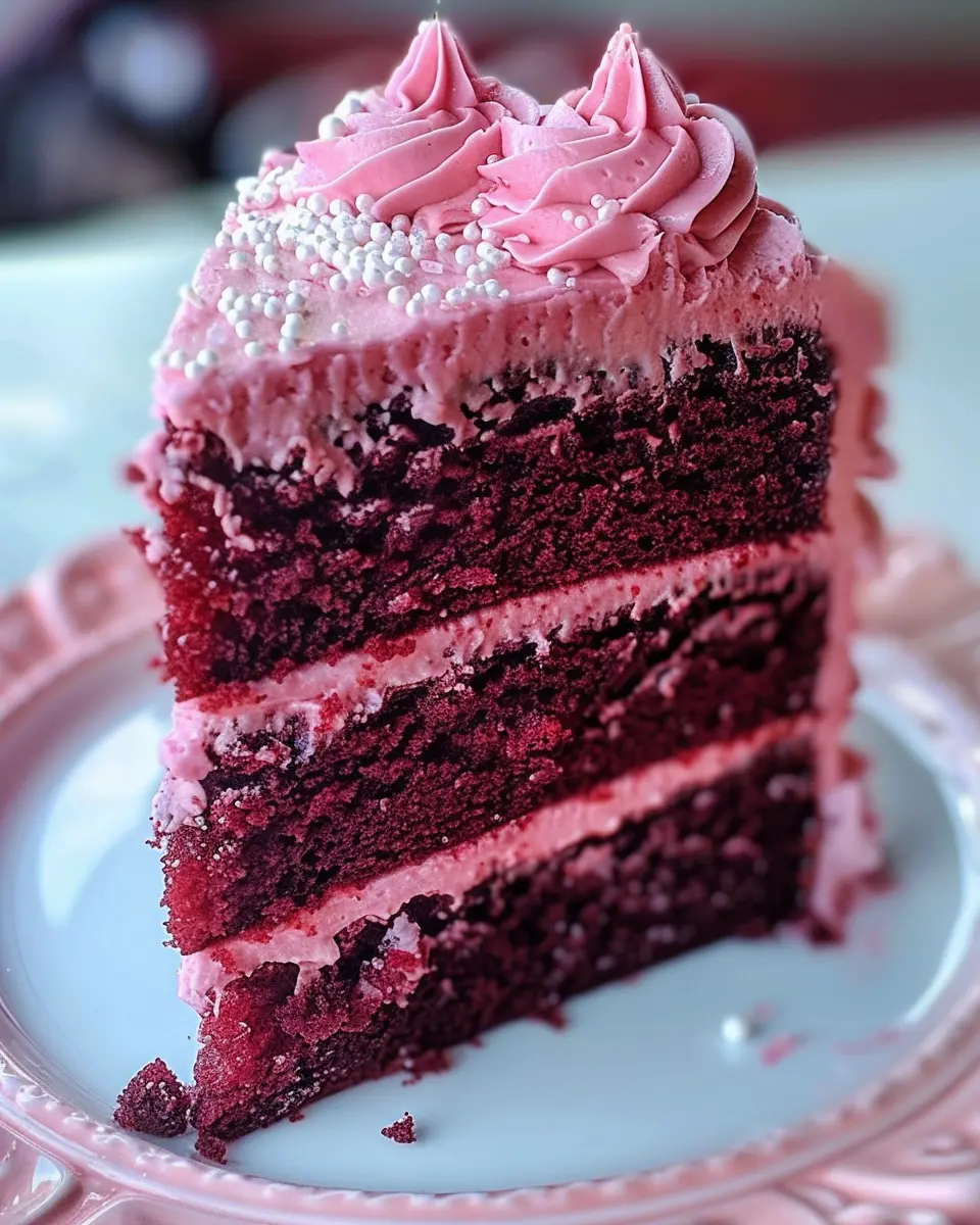 Delicious Festive Pink Velvet Cake: A Joyful Indulgence for Everyone