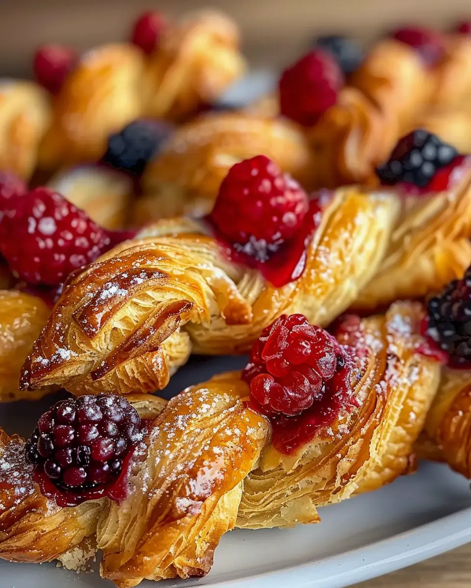 Berry Puff Twists: Easy, Indulgent Treats for Homemade Delights