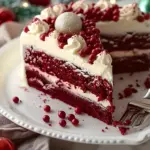 Christmas Red Velvet Poke Cake
