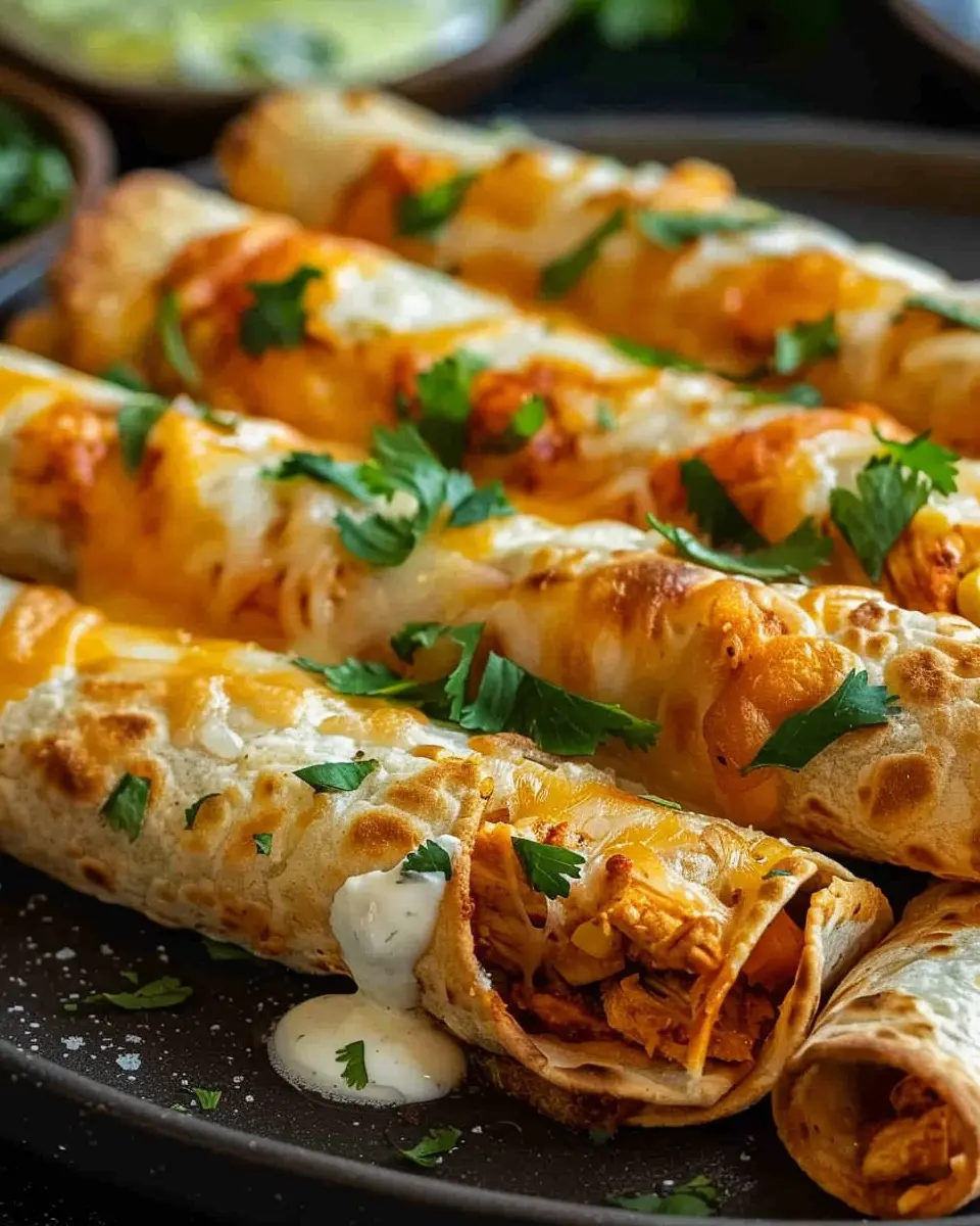 Crispy Chicken Taquitos: Easy Snacks for Weekend Cravings